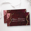 Search for red wine business cards Makeup artist