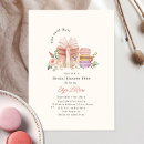 Search for macaron bridal shower invitations Floral