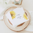 Search for sunflower wedding napkins Boho