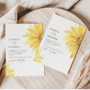 Search for simple sunflower wedding invitations Elegant