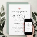 Search for sage and gold wedding invitations Modern