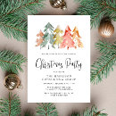 Search for company corporate business office party invitations Watercolor