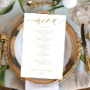 Search for gold menus Typography