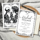 Search for till death do us part bridal shower invitations Skeleton
