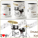 Search for drum kits mugs Drummer