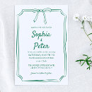 Search for forest green wedding invitations Classic