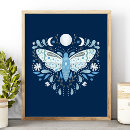 Search for full moon painting posters Illustration