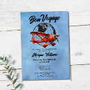 Search for bon voyage invitations Plane