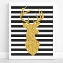 Search for black and white stripes posters Gold