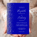 Search for royal blue and silver invitations Chic