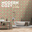 Search for red floral pattern art Green