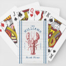 Search for lobster playing cards Nautical