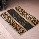 Search for animal print doormats Gold