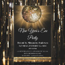Search for disco new years party invitations Trendy
