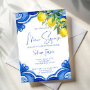 Search for lemon bridal shower invitations Positano