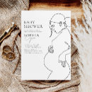 Search for silhouette baby shower invitations Black