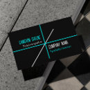 Search for neon business cards Professional