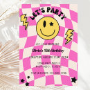 Search for cute smiling invitations Retro