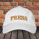 Search for press hats Journalist