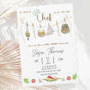 Search for little chef invitations Cute
