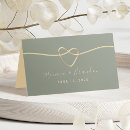Search for heart shaped wedding place cards Chic