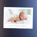 Search for magnetic birth announcement cards Simple