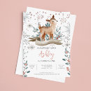 Search for fawn birthday invitations Girl