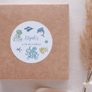 Search for nautical favor stickers Blue