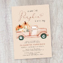 Search for vintage truck baby shower invitations Floral