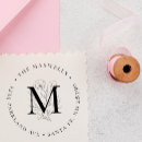 Search for circular rubber stamps Initial