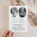 Search for monogram birthday invitations White