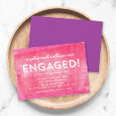 Search for pink engagement party invitations Colourful