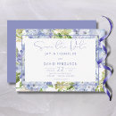 Search for hydrangea save the dates Rustic