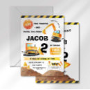 Search for digger birthday invitations Loads of fun