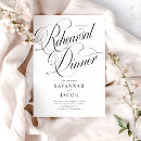 Search for white invitation rehearsal dinner invitations Typography