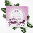 Search for cinderella shower invitations Pink
