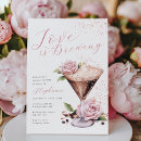 Search for love is brewing bridal shower invitations Coffee