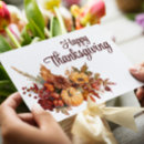 Search for elegant happy thanksgiving cards Calligraphy