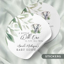 Search for little elephant stickers Watercolor