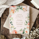 Search for pink floral invitations Watercolor