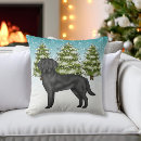 Search for black lab christmas cushions Snow