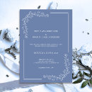 Search for slate blue invitations Floral
