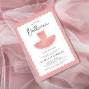 Search for dancing ballerina baby shower invitations Ballet