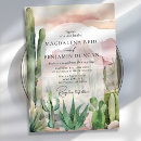 Search for desert cactus wedding invitations Rustic