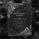 Search for witch halloween invitations Black