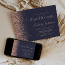 Search for dark blue wedding invitations Modern