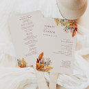 Search for autumn wedding programs Rustic