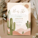 Search for cactus gender reveal invitations Mexican baby shower