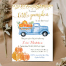 Search for blue truck baby shower invitations Is on the way