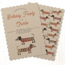 Search for dog birthday invitations Pawty
